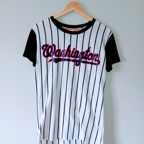Paper Scissors Washington Baseball Jersey Tunic - Picture 1 of 5